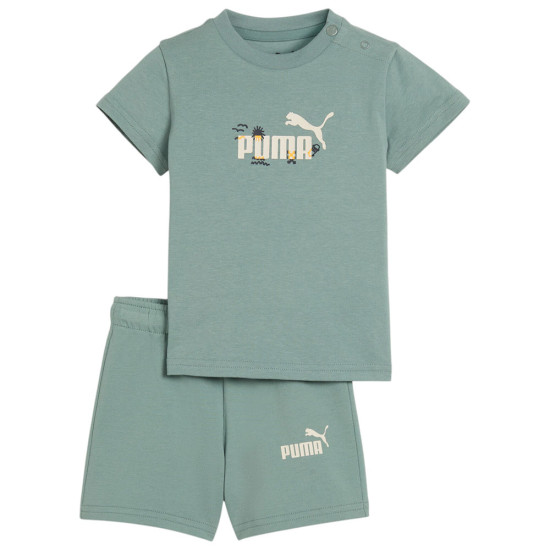 Puma Βρεφικό σετ Minicats Sandy Adventures Tee and Shorts Set